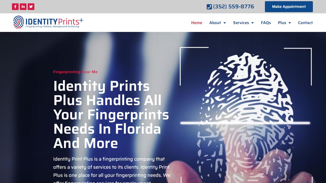 Identity Prints Plus – Fingerprint Solutions